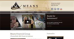 Desktop Screenshot of meansfinancialgroup.com